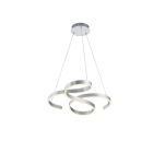 Silver pendant light modern, Davu, 52W, 3000K LED
