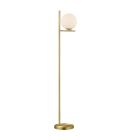 Brass floor lamp modern, Silkis, with switch