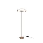 Brass floor lamp modern, Remy, 31W, 3000K LED, with switch