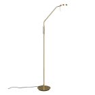 Brass arc floor lamp modern, Bilge, 12W, adjustable light colour LED, with switch