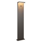 Anthracite solar outdoor floor lamp modern, Nesrin, 5W, white switch LED, IP65