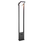 Anthracite solar outdoor floor lamp modern, Maku, 5W, white switch LED, IP65