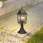 Rust Coloured outdoor light classic, Viyan, IP23