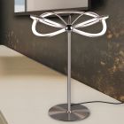 Nickel table lamp modern, Remy, 20W, 3000K LED, with switch