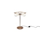 Brass table lamp modern, Remy, 20W, 3000K LED, with switch