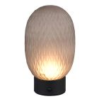 Grey rechargeable table lamp modern, Danyal, 1,5W, 3000K LED, 3-step dimmable