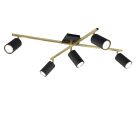 Golden ceiling spotlight modern, Kaso