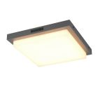 Anthracite outdoor wall light with motion sensor metal, Prashant, 14W, white switch LED, IP54