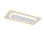 White flush ceiling light modern, Ulrike, 3-step dimmable