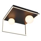 Black ceiling light modern, Reyhan, 3-step dimmable