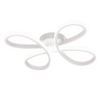 White ceiling light design, Vikash, 25W, 4000K LED, 3-step dimmable