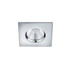 Chrome bathroom recessed downlight modern, Iman, 5W, 3000K LED, IP65