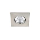 Nickel bathroom recessed downlight modern, Iman, 5W, 3000K LED, IP65
