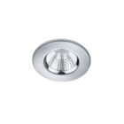 Chrome bathroom recessed downlight modern, Iman, 5W, 3000K LED, IP65