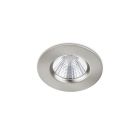 Nickel bathroom recessed downlight modern, Iman, 5W, 3000K LED, IP65