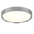 Chrome bathroom ceiling light plastic, Evelina, 18W, 3000K LED, IP44