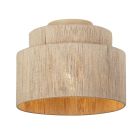 Beige flush ceiling light rustic, Rinus