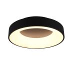 Black flush ceiling light modern, Jered, 27W, 3000K LED