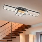 Brown flush ceiling light modern, Plane, 35W, 3000K LED