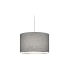 Gray round 2-phase track lighting hanging lamp Ivar