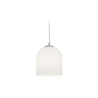 White glass 2-phase track lighting hanging lamp Ivar