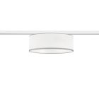 White ceiling lamp Oliver for 2-phase track lighting