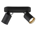 Black ceiling spotlight modern, Shaquan