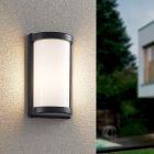 Black outdoor light aluminium, Mesut, IP44