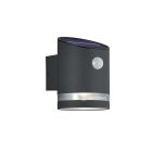 Anthracite outdoor wall light with motion sensor modern, Suzan, 3W, 3000K LED, IP44