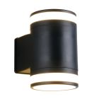 Black up down wall light modern, Neslihan, IP44