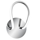 Chrome wall light design, Marell, 11W, 4000K LED, 3-step dimmable