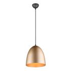 Brass dome pendant light modern, Ingmar