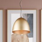 Brass dome pendant light modern, Ingmar