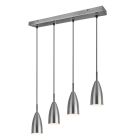Nickel pendant light modern, Celia