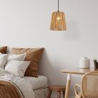 Paper pendant light brown, Toufik