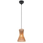 Paper pendant light brown, Qasim