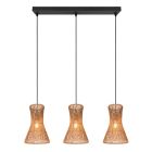 Paper pendant light black, Qasim
