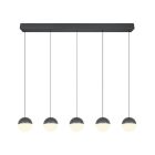 Anthracite pendant light modern, Rigtje