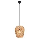 Rattan pendant light brown, Lycke