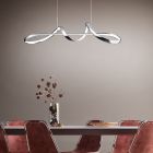 Chrome pendant light design, Renso, 37W, 4000K LED, 3-step dimmable