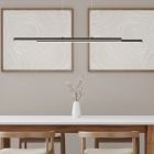 Black pendant light modern, Sangeeta, 22W, 3000K LED