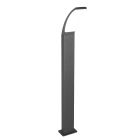 Anthracite outdoor light modern, Popke, 12,5W, 4000K LED, IP44