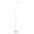White floor lamp modern, Suradj, with switch