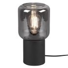 Black table lamp modern, Gail, with switch