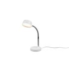 White desk lamp modern, Fabio, 4,5W, 3000K LED, with switch