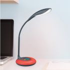 Anthracite desk lamp modern, Zetan, 3W, RGBW LED, with touch dimmer