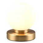 Brass table lamp metal, Serdal, with switch