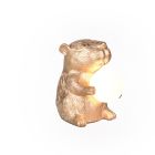 Golden table lamp modern, Reduan, with switch