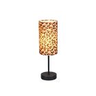 Brown table lamp modern, Viton, with switch