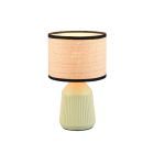 Ceramic table lamp green, Shivam